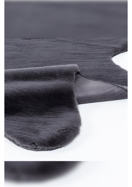 Halı Meloni Antrasit Yıkanabilir Tüy Dökmez Pofuduk Dekoratif Post Pelüş Halı modelleri