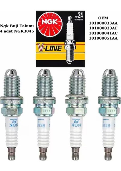 Volkswagen Polo Classic 1.6 Aft Akl Motor Buji Seti Ngk 1996-2001