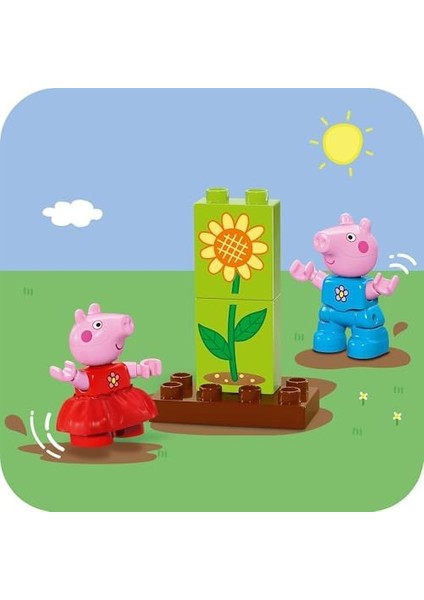 Peppa Pig Bahçe ve Ağaç Ev 10431-2 Yaş ve Üzeri Çocuklar Için Peppa Pig Minifigürü Içeren Eğitici Oyuncak Yapım Seti (20 Parça)