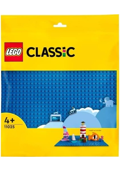 Classic Mavi Plaka 11025-4 Yaş ve Üzeri LEGO Severler Için LEGO Zemini (1 Parça)