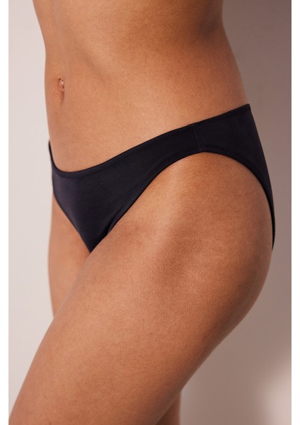 Basic Slip Siyah Bikini Altı