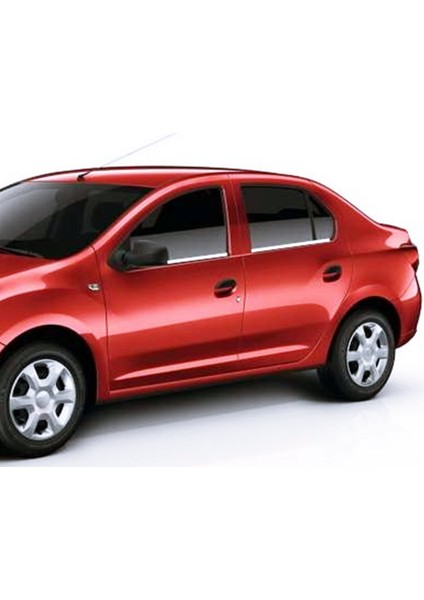 Dacia Logan Sedan Krom Cam Çıtası 4 Prç P.çelik 2004-2012 Arası