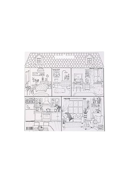 Çocuk Funny Mat White 40X40CM - Evim Güzel Evim