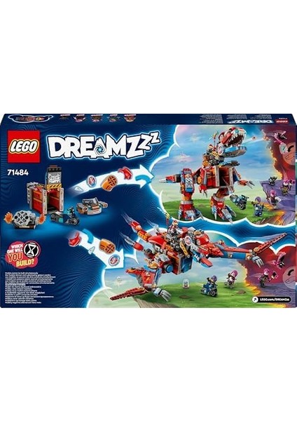 Cooper In Robot Dinozoru C-Rex 71484 - 9 Yaş ve Üzeri Çocuklar Için 4 Minifigür ve T. Rex Modeli Içeren Yaratıcı Oyuncak Yapım Seti (917 Parça)