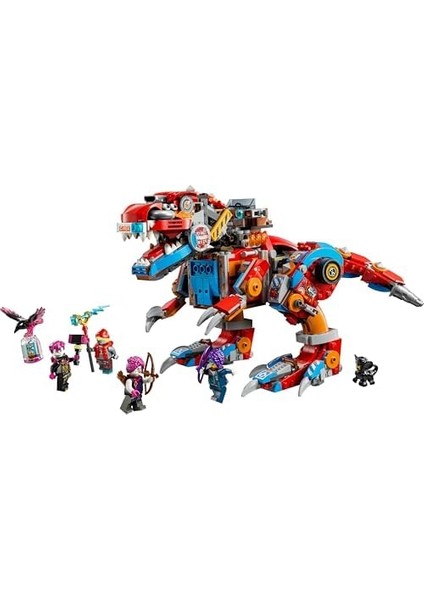 Cooper In Robot Dinozoru C-Rex 71484 - 9 Yaş ve Üzeri Çocuklar Için 4 Minifigür ve T. Rex Modeli Içeren Yaratıcı Oyuncak Yapım Seti (917 Parça)