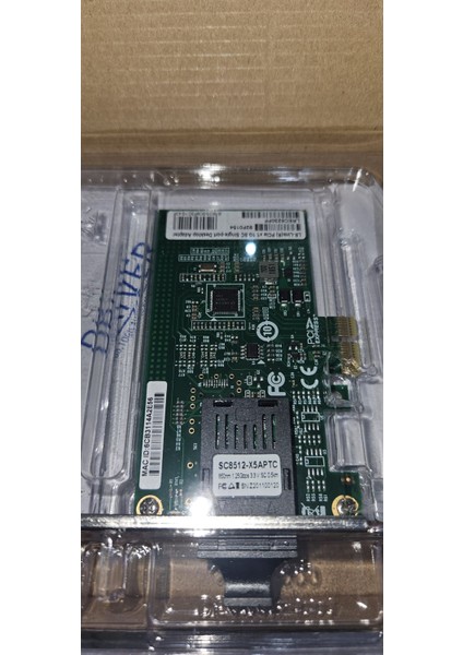 Pcle X1 1gbe Sc Ethernetkartı