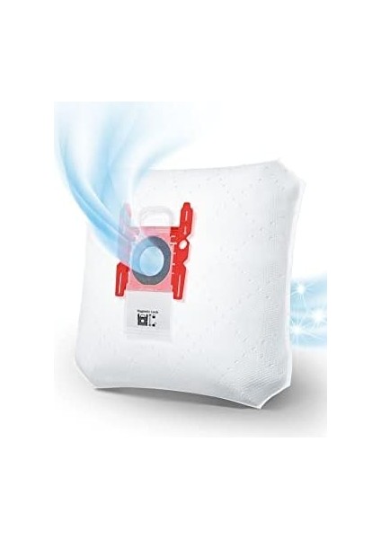 4 x Elektrikli Süpürge Torbası Airfresh Tip G All Bbzafgall,%99,9 Ince Toz Filtreleme, Hayvan Sahipleri Için Ideal,%50 Daha Uzun Kullanım Ömrü, Bsg8 ve Bsn Hariç Tüm Seriler Için