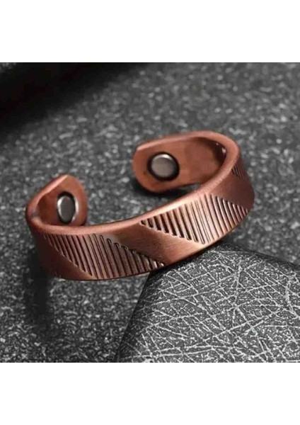%100 Saf Bakır Şık Tasarım Manyetik Yüzük modelleri