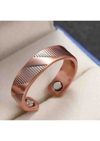 %100 Saf Bakır Şık Tasarım Manyetik Yüzük fırsatları