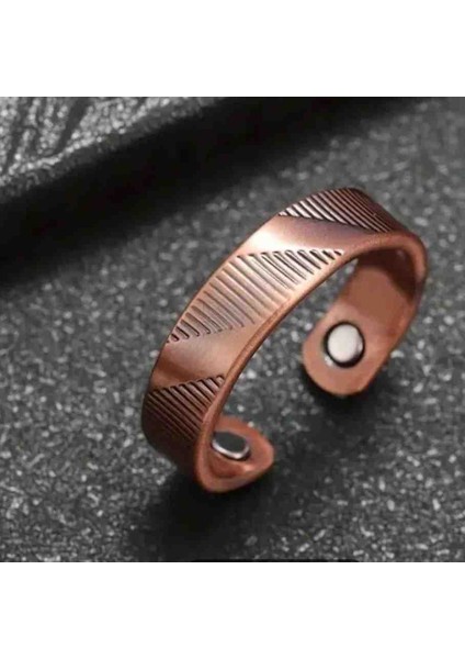 %100 Saf Bakır Şık Tasarım Manyetik Yüzük indirimleri