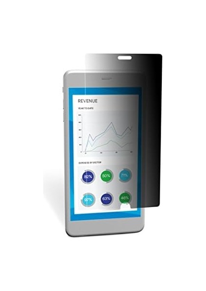 Gizlilik Sağlayan Ekran Koruması, Apple iPhone 6 Plus/6s Plus/7 Plus/8 Plus, Siyah