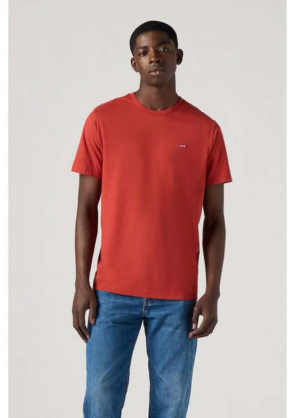 Erkek Arma Logo Kırmızı Basic T-Shirt - 003VJ-0000