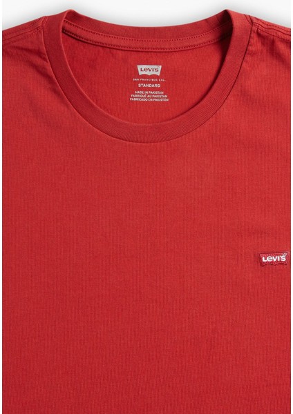 Erkek Arma Logo Kırmızı Basic T-Shirt - 003VJ-0000