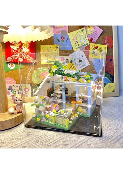 Yeni Monte Edilmiş Puzzle Yapı Taşları Buket Oyuncak Dekorasyon Hediyesi (Yurt Dışından)