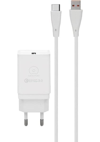 T27 Qualcomm 3.0 Hızlı Sarj Aleti (Type-C)