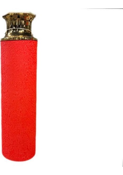 Seta Textured Dark Yer Vazosu Kırmızı Gold 151558 cm