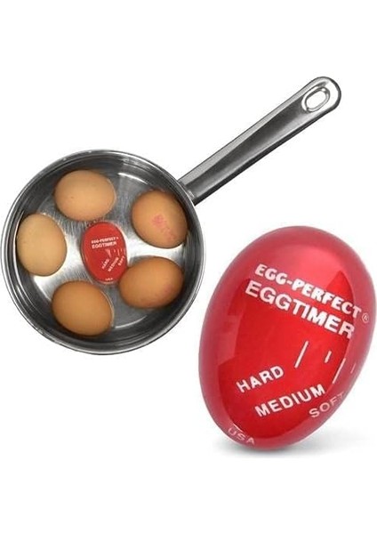 Dublör Yumurta Zamanlayıcı Egg Timer Pişirme Haşlama Süresi Aparatı Zaman Ayarlama Göstergesi