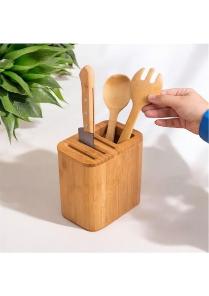 Bambu Bıçaklık Kaşıklık Düzenleme Tezgah Üstü Bıçaklık Kaşıklık modelleri