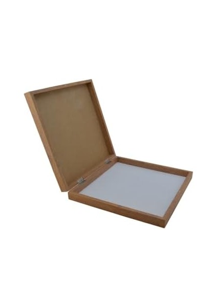 Orta Boy Metal Yunan Satranç Takımı Parlak ve Rustik Desenli Sandıklı Mdf Tahtası (36X36X6 Cm.)