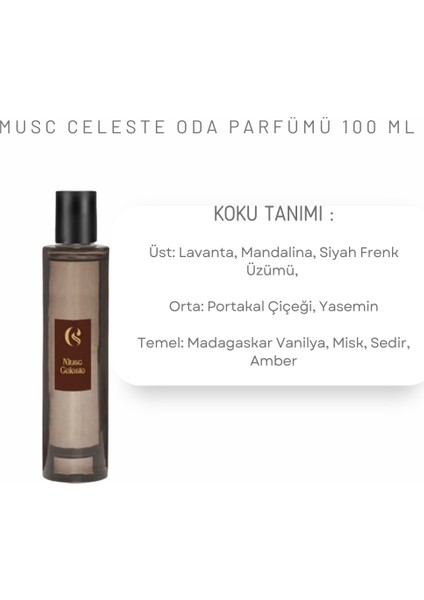 Musc Celeste Oda Parfümü 100 ml