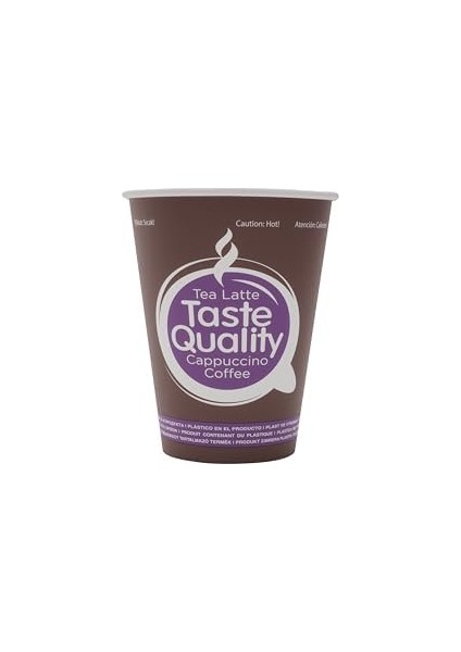 50 Adet Tek Kullanımlık Karton Bardak, 12 Oz Sıcak Kahve Bardağı, Sıcak/soğuk Içecek Bardağı 300 Ml, Taste Quality