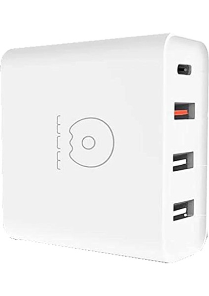 C111 Ev Hızlı Şarj Aleti 48W Pd 4 Bağlantı Noktası - 1 Tip-C ve 3 USB 3.0A 5V/9V/12V