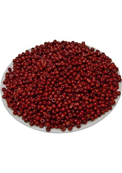100 gr Mat Kahve 06 Numara Hobi Boncuğu
