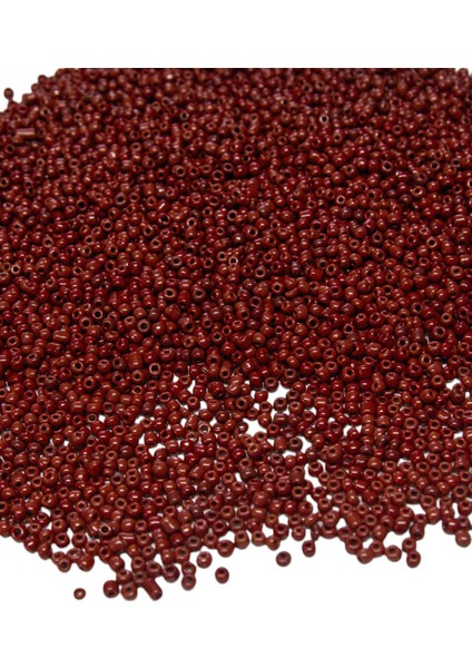 100 gr Mat Kahve 06 Numara Hobi Boncuğu