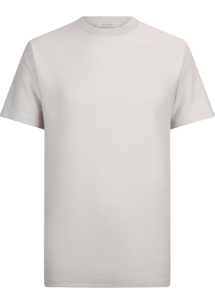 Taş Regular Fit Bisiklet Yaka Basic Tişört