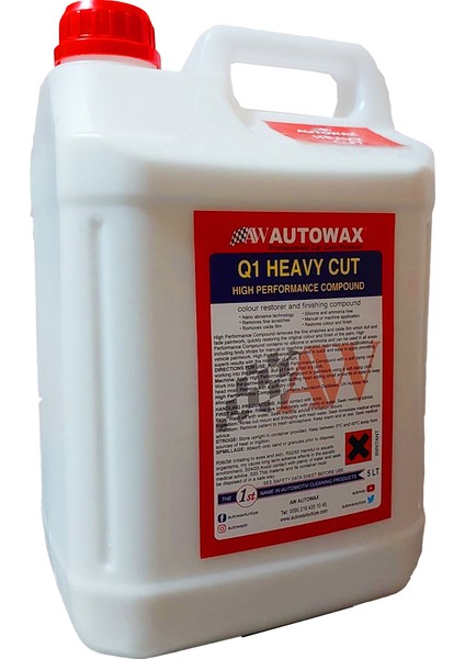 Q1 Heavy Cut ( Çizik Giderici Pasta 5 Lt. )