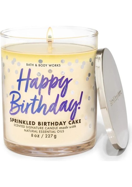 Sprinkled Birthday Cake Orta Boy Mum 227 G