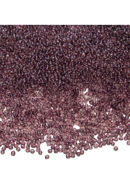 100 gr Şeffaf Mürdüm 06 Numara Hobi Boncuğu