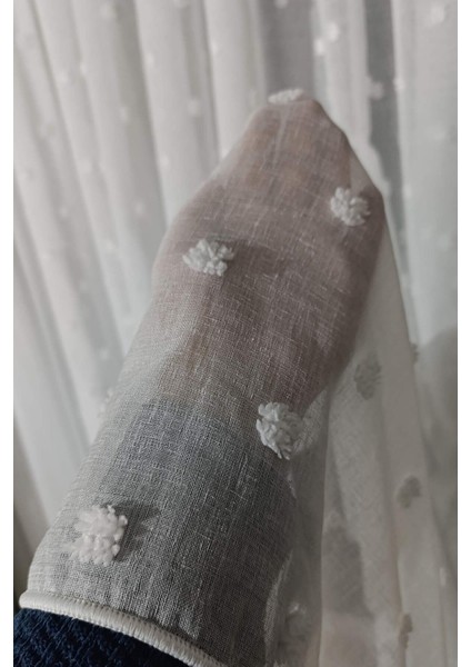 Taç Catherine Keten Tül Perde Normal Pile - Ekstra Gramajlı - Kırışma Yapmaz modelleri