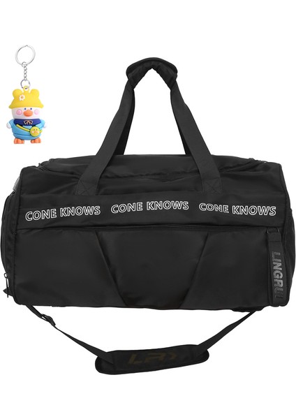 Seyahat Çantası Islak ve Kuru Ayırma Spor Çantası Kadın Eğitim Yüzme Çantası Duffel Çantası Casual Crossbody (Yurt Dışından)