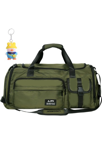 Seyahat Çantası Iş Tarzı Çok Fonksiyonlu Sırt Çantası Çok Cepli Tek Omuz Crossbody Çanta (Yurt Dışından)