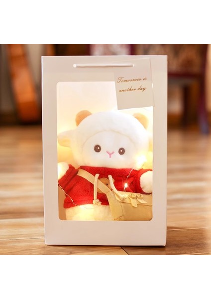 Sevimli Polk Koyun Bebek Peluş Oyuncak Yastık Hediye 21CM (Yurt Dışından)