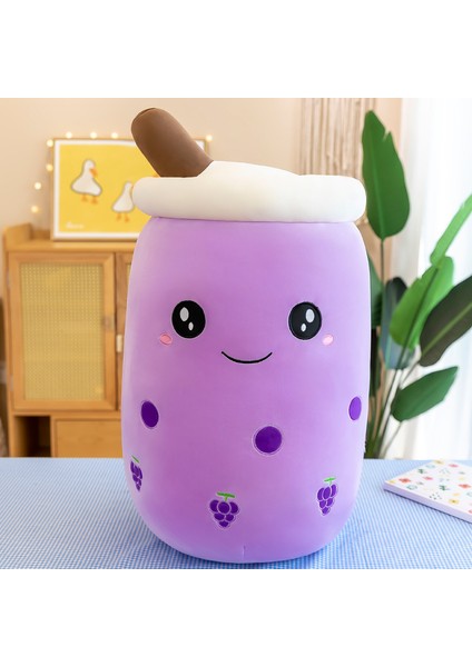 Simülasyon Meyve Süt Çay Kahve Fincanı Yastık Peluş Oyuncak Büyük 50CM (Yurt Dışından)