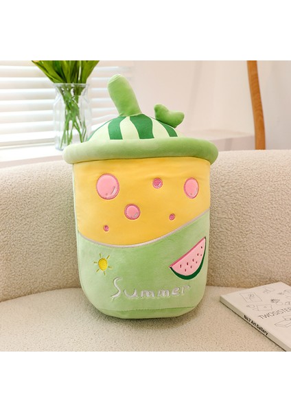 Simülasyon Meyve Süt Çay Kahve Fincanı Yastık Peluş Oyuncak Büyük 50CM (Yurt Dışından)