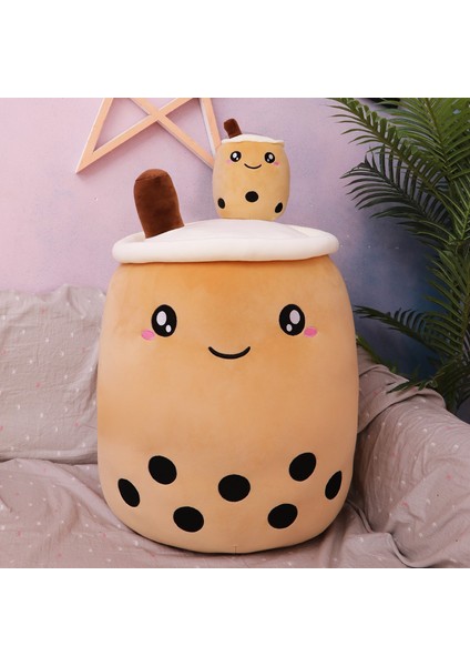 Simülasyon Meyve Süt Çay Kahve Fincanı Yastık Peluş Oyuncak Büyük 50CM (Yurt Dışından)