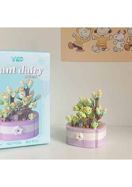 ile Uyumlu Aeonium Yapı Taşları Yaratıcı Montaj Oyuncakları Süsler Kız Hediyesi (Yurt Dışından)