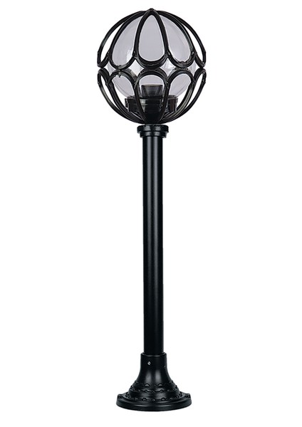 Villa Otel Site Bahçe Duvar Çim Aydınlatma Armatürü Boy 95CM Bollard Aydınlatma