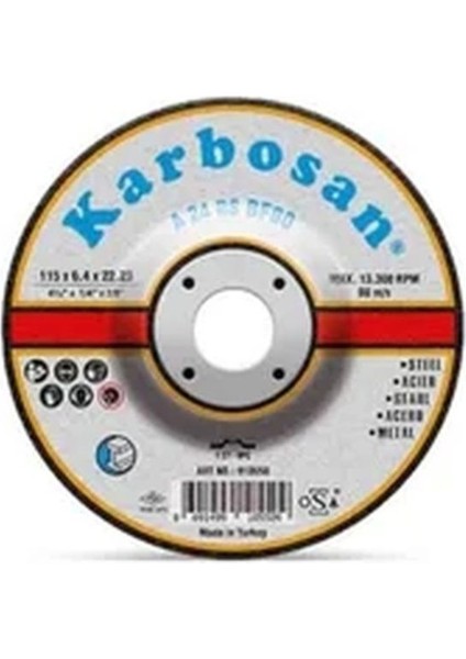 Metal Taşlama Disk 180X8X22.23
