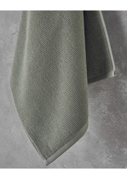 Fluffy Cotton Plus Pamuklu Yüz Havlusu 50 x 80 cm Sage