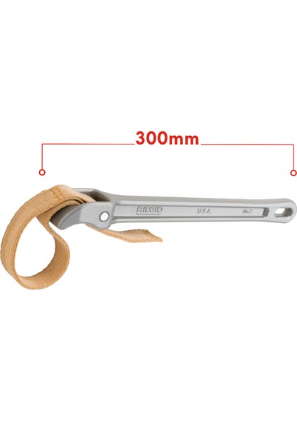 Rıdgıd 31340 2'' Kayışlı Filtre Boru Anahtarı