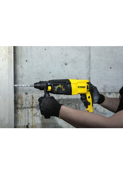 RTM226 Elektropnömatik Sds Plus Kırıcı ve Delici 800 W 3.0 Jul 26 mm