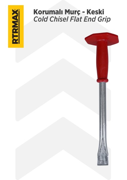 RH09822 Korumalı Murç ve Yassı Keski - 300 mm