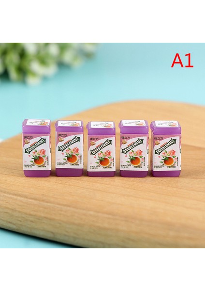 5 Adet 5 Adet Minyatür Dollhouse Süpermarket Gıda Mini Tatlı Kurabiye Sakız Şarap Içecek Konserve Gıda Bjd Bebek Için Mutfak Aksesuarı (Yurt Dışından)