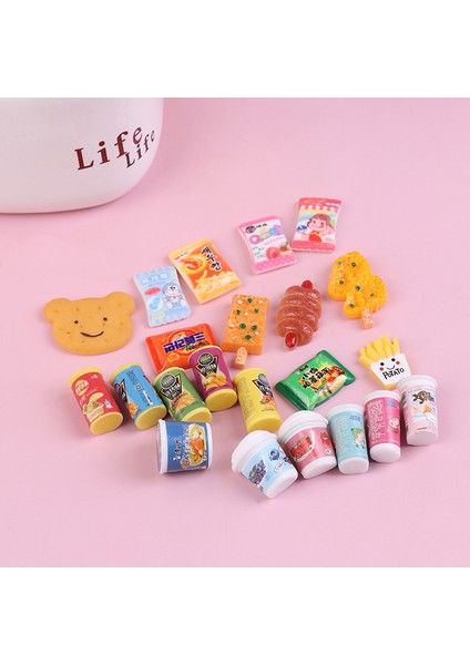 5 Adet 5 Adet Minyatür Dollhouse Süpermarket Gıda Mini Tatlı Kurabiye Sakız Şarap Içecek Konserve Gıda Bjd Bebek Için Mutfak Aksesuarı (Yurt Dışından) fırsatları