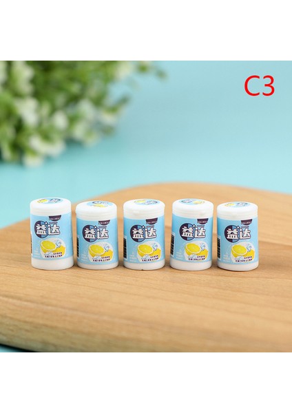 5 Adet 5 Adet Minyatür Dollhouse Süpermarket Gıda Mini Tatlı Kurabiye Sakız Şarap Içecek Konserve Gıda Bjd Bebek Için Mutfak Aksesuarı (Yurt Dışından)
