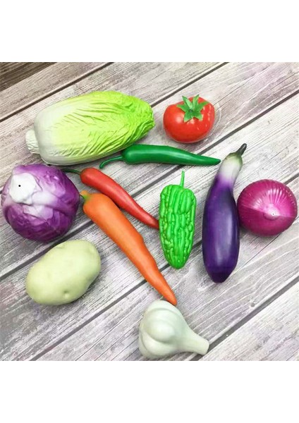 Stil 5 1 Adet Simülasyon Plastik Sebze Sahne Modeli Mutfak Sebze Süsleri Çocuk Oyuncakları Fotoğraf Fotoğraf Sahne Mini Oyuncak Yiyecekler (Yurt Dışından) modelleri